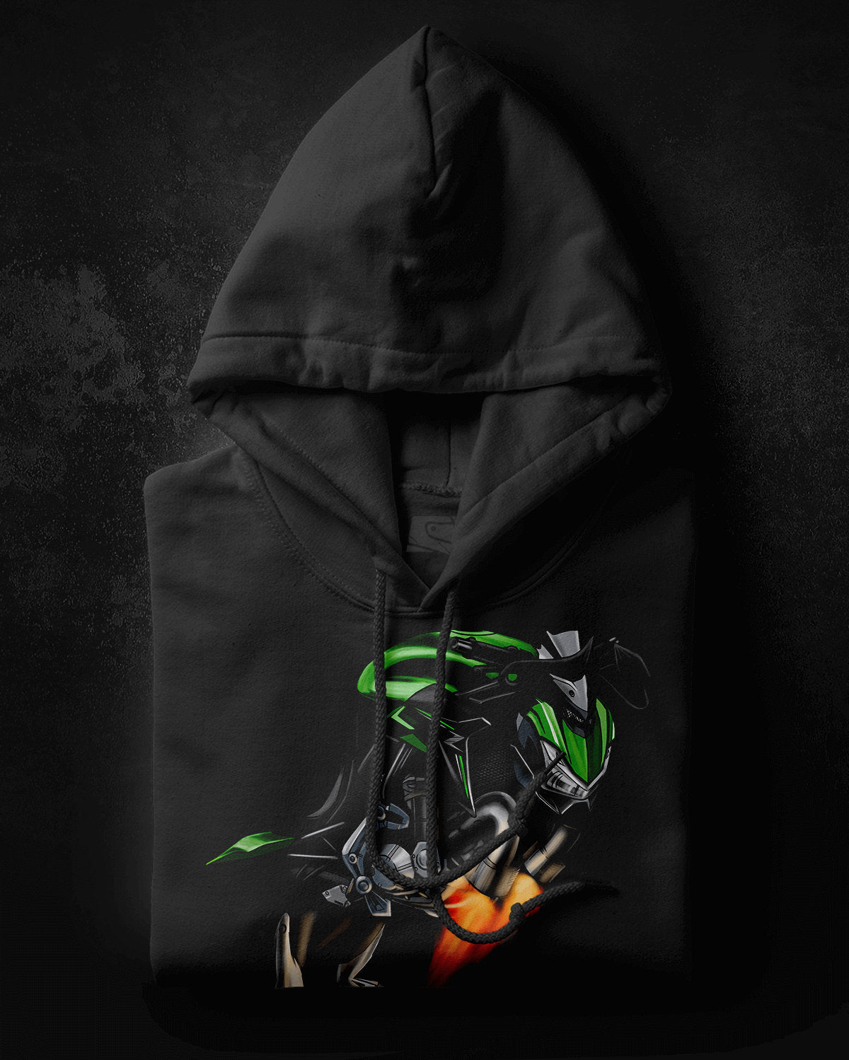Kawasaki Z 900 Inspired Hoodie - Motorcycle Sweatshirt for Riders