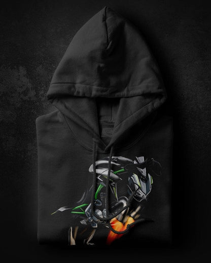 Kawasaki Z 900 Inspired Hoodie - Motorcycle Sweatshirt for Riders