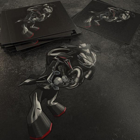 Kawasaki Z 900 Inspired Stickers - Set of 3 Motorcycle Decals for Riders