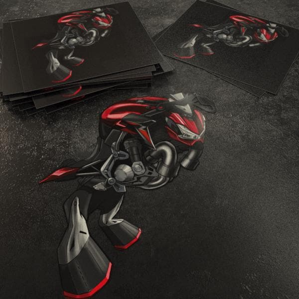 Kawasaki Z 900 Inspired Stickers - Set of 3 Motorcycle Decals for Riders