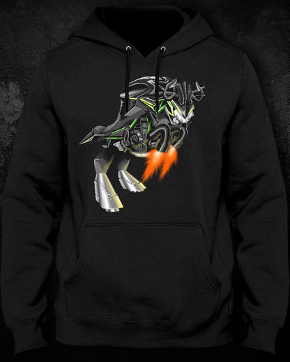 Kawasaki Z 650 Inspired Hoodie - Motorcycle Sweatshirt for Riders