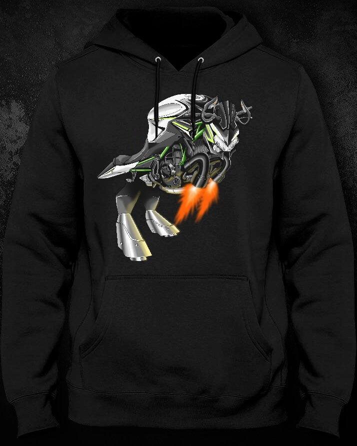 Kawasaki Z 650 Inspired Hoodie - Motorcycle Sweatshirt for Riders