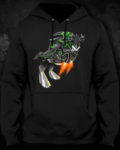 Kawasaki Z 650 Inspired Hoodie - Motorcycle Sweatshirt for Riders