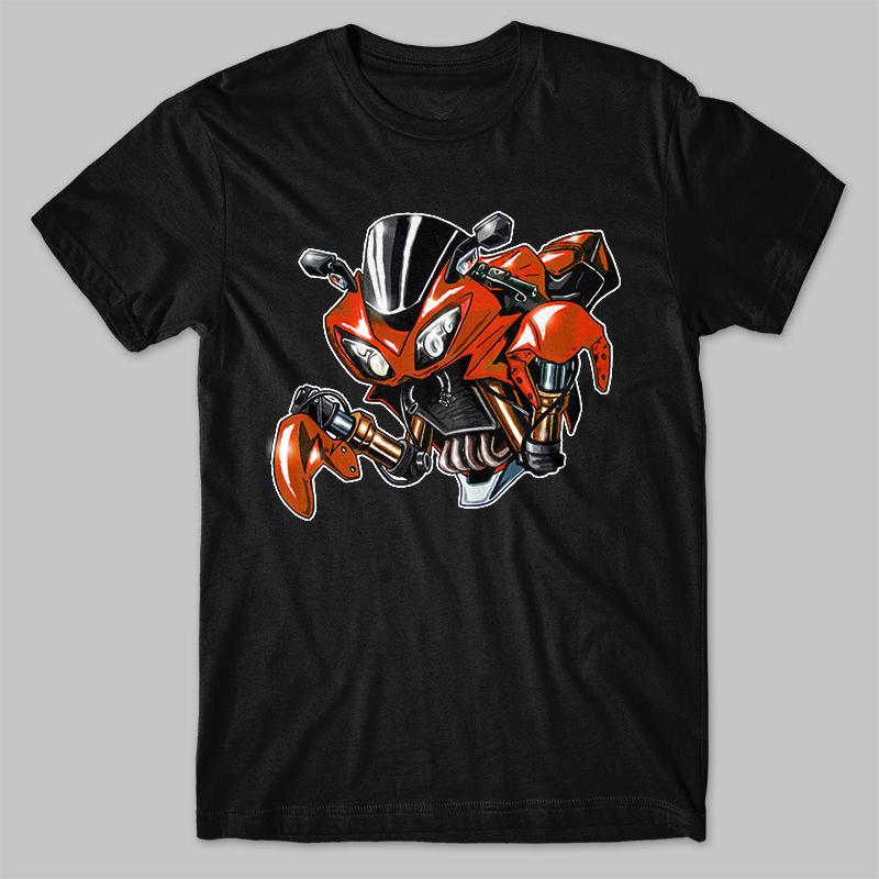 Kawasaki Ninja ZX-10R Inspired T-Shirt - Motorcycle Tee Shirt for Riders