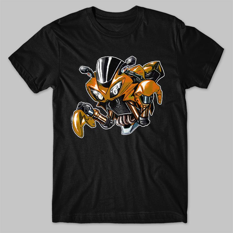 Kawasaki Ninja ZX-10R Inspired T-Shirt - Motorcycle Tee Shirt for Riders