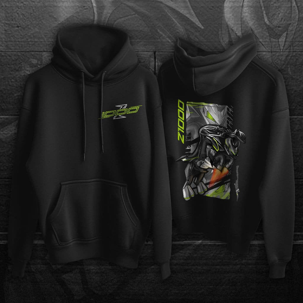 Kawasaki Z 1000 2017-20 Inspired Hoodie - Motorcycle Sweatshirt for Riders