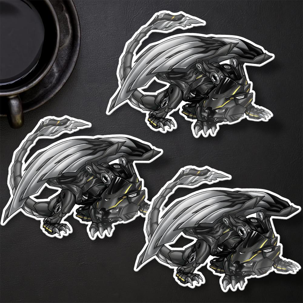 Kawasaki Ninja ZX-10R 2021-24 Inspired Stickers - Set of 3 Motorcycle Decals for Riders