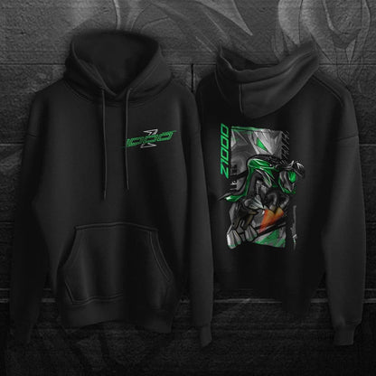 Kawasaki Z 1000 2017-20 Inspired Hoodie - Motorcycle Sweatshirt for Riders