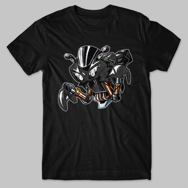 Kawasaki Ninja ZX-10R Inspired T-Shirt - Motorcycle Tee Shirt for Riders