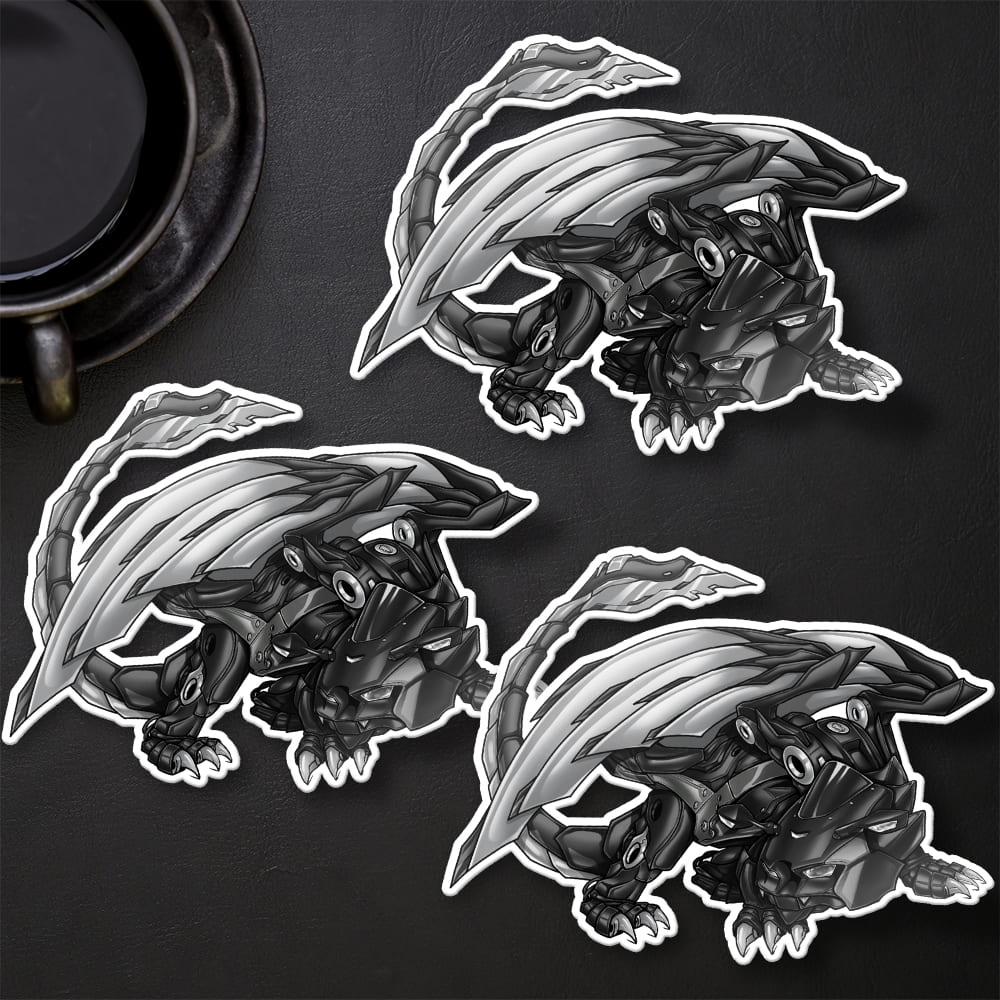 Kawasaki Ninja ZX-10R 2021-24 Inspired Stickers - Set of 3 Motorcycle Decals for Riders
