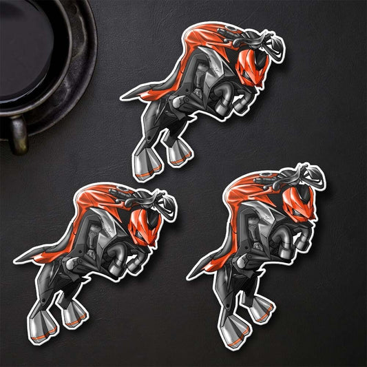 Kawasaki Z 1000 2014-16 Inspired Stickers - Set of 3 Motorcycle Decals for Riders