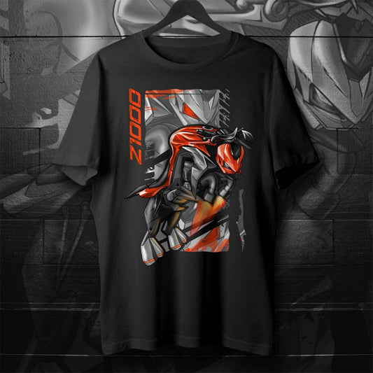 Kawasaki Z 1000 2014-16 Inspired T-Shirt - Motorcycle Tee Shirt for Riders
