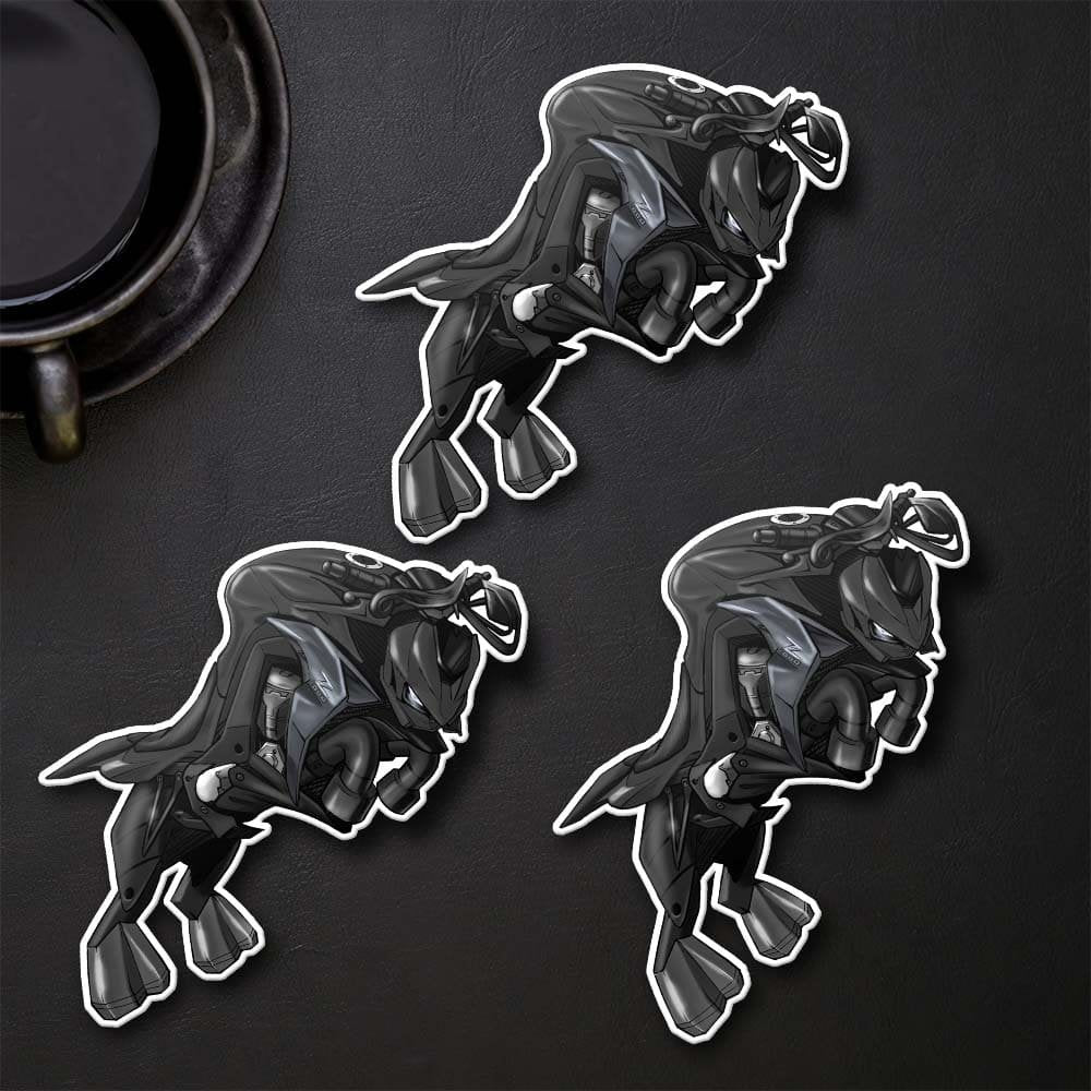 Kawasaki Z 1000 2014-16 Inspired Stickers - Set of 3 Motorcycle Decals for Riders