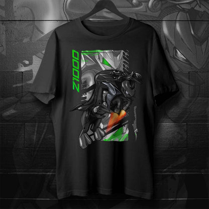 Kawasaki Z 1000 2014-16 Inspired T-Shirt - Motorcycle Tee Shirt for Riders