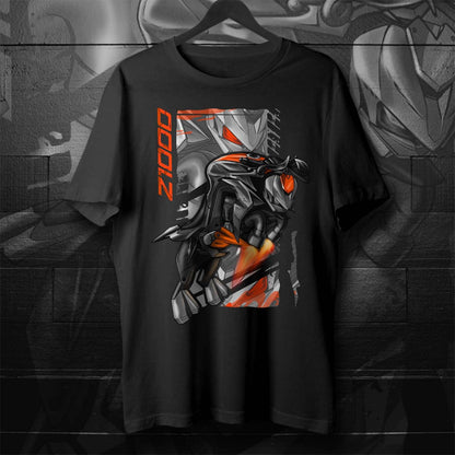 Kawasaki Z 1000 2014-16 Inspired T-Shirt - Motorcycle Tee Shirt for Riders
