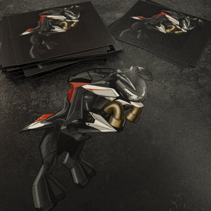 Kawasaki Z 1000 Inspired Stickers - Set of 3 Motorcycle Decals for Riders