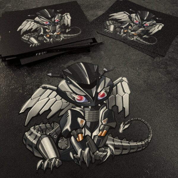 Kawasaki ZX-6R 2009-12 Inspired Stickers - Set of 3 Motorcycle Decals for Riders