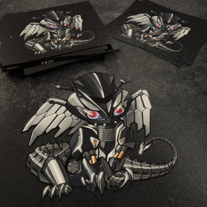 Kawasaki ZX-6R 2009-12 Inspired Stickers - Set of 3 Motorcycle Decals for Riders