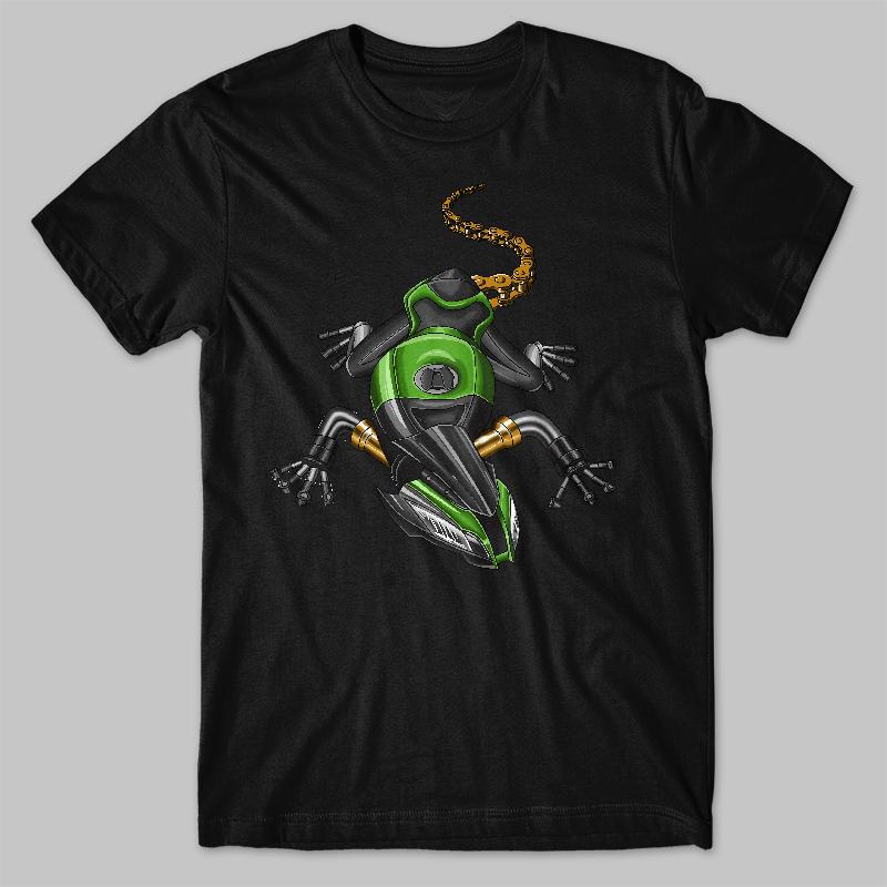 Kawasaki Ninja ZX-10R Inspired T-Shirt - Motorcycle Tee Shirt for Riders