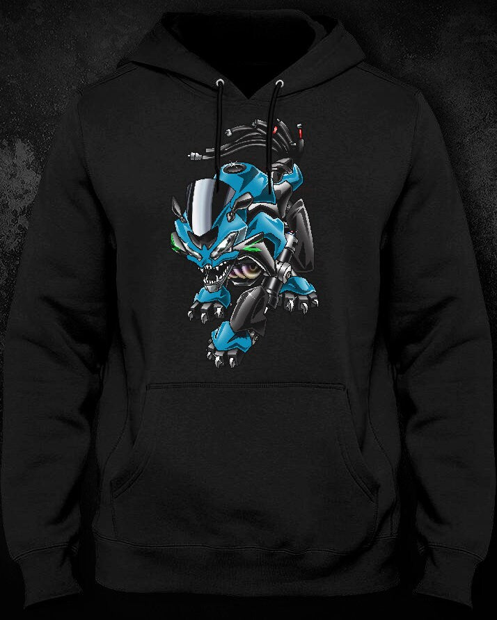 Kawasaki ZX-6R 2019-21 Inspired Hoodie - Motorcycle Sweatshirt for Riders