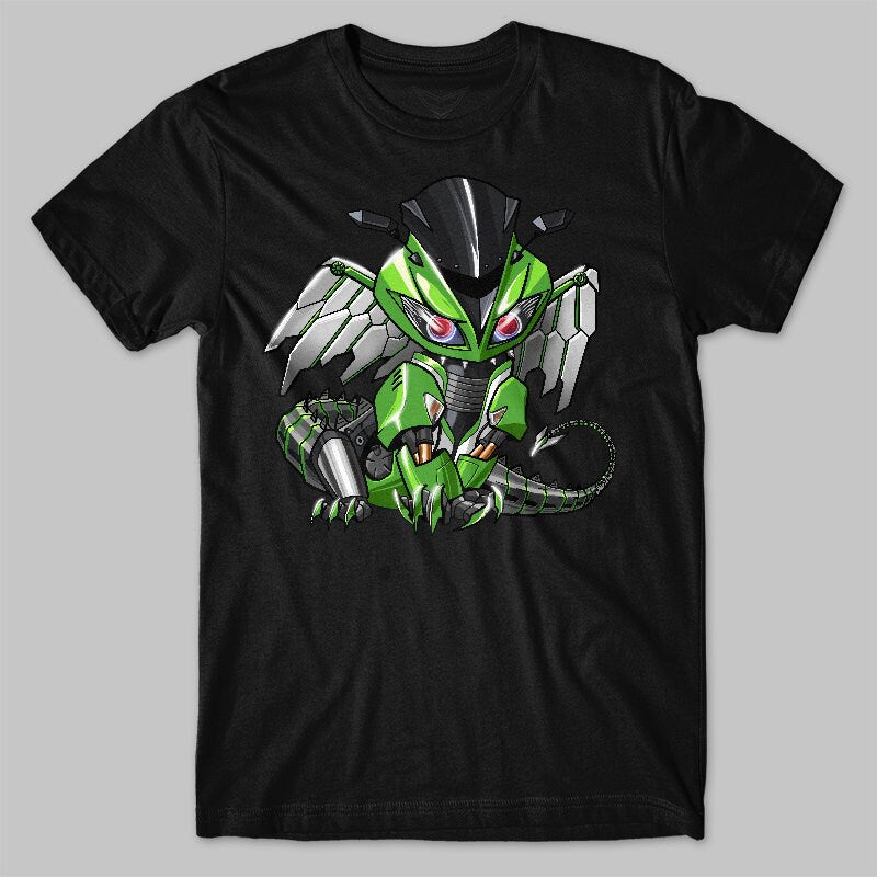 Kawasaki ZX-6R 2009-12 Inspired T-Shirt - Motorcycle Tee Shirt for Riders