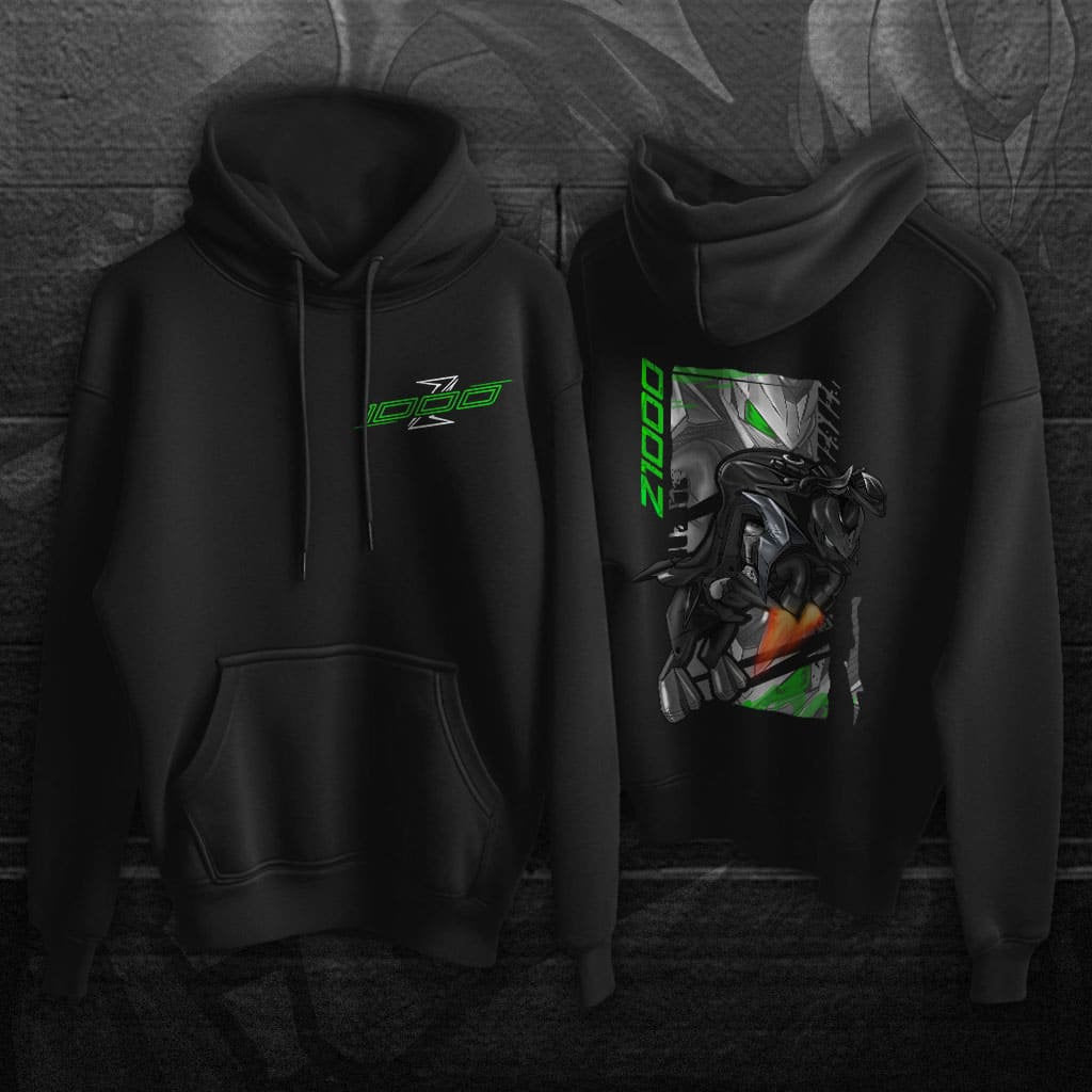 Kawasaki Z 1000 2014-16 Inspired Hoodie - Motorcycle Sweatshirt for Riders