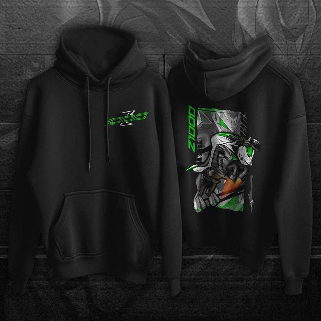 Kawasaki Z 1000 2014-16 Inspired Hoodie - Motorcycle Sweatshirt for Riders