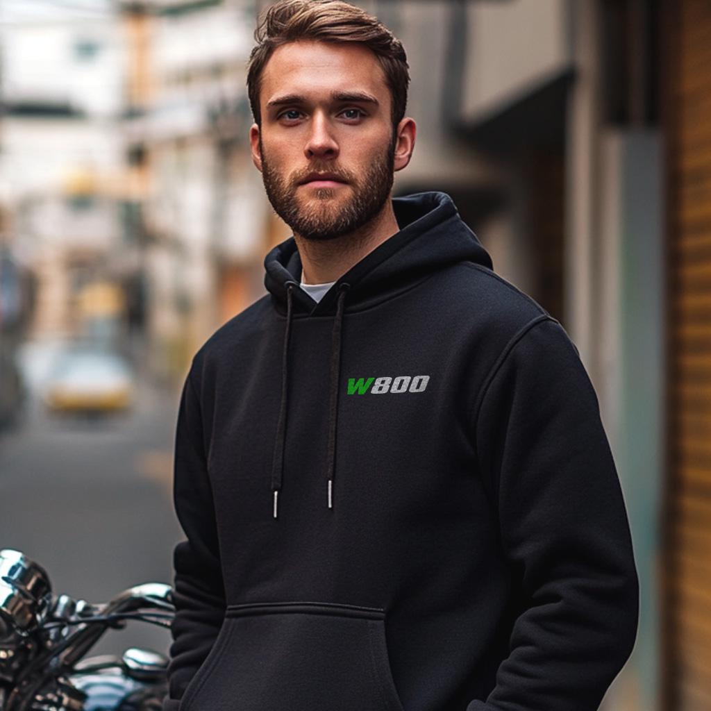 Kawasaki W800 Inspired Hoodie - Motorcycle Sweatshirt for Riders