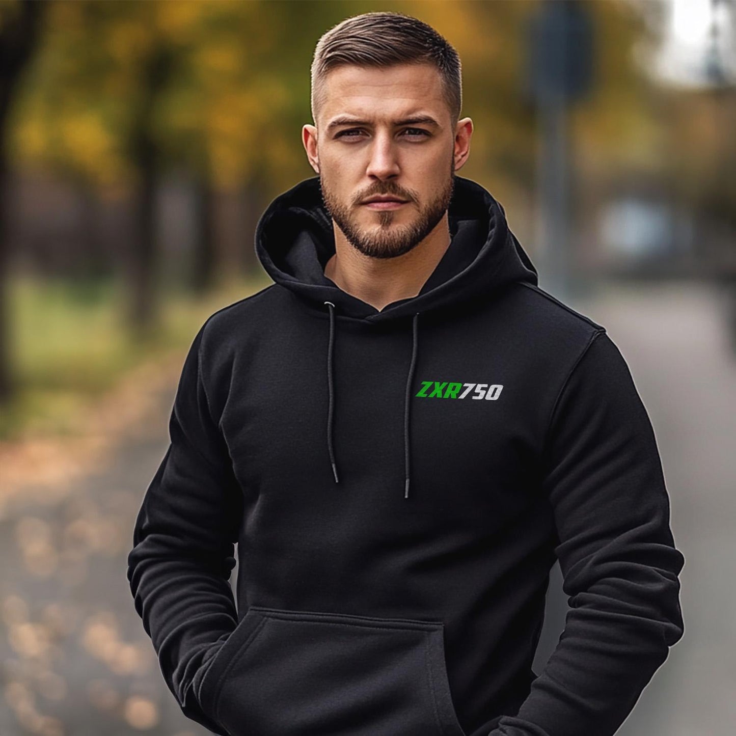 Kawasaki ZXR 750 Inspired Hoodie - Motorcycle Sweatshirt for Riders