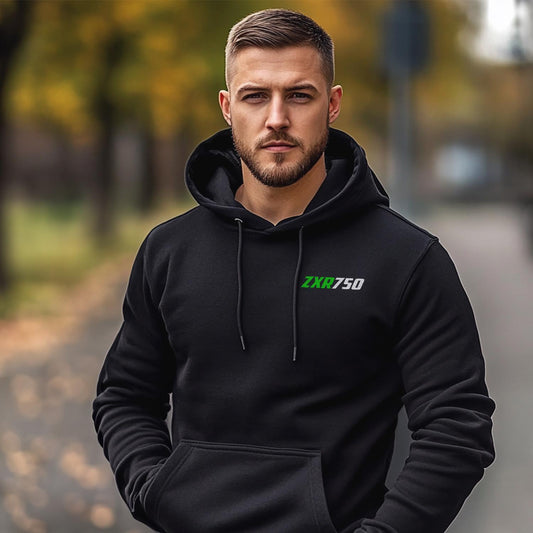 Kawasaki ZXR 750 Inspired Hoodie - Motorcycle Sweatshirt for Riders