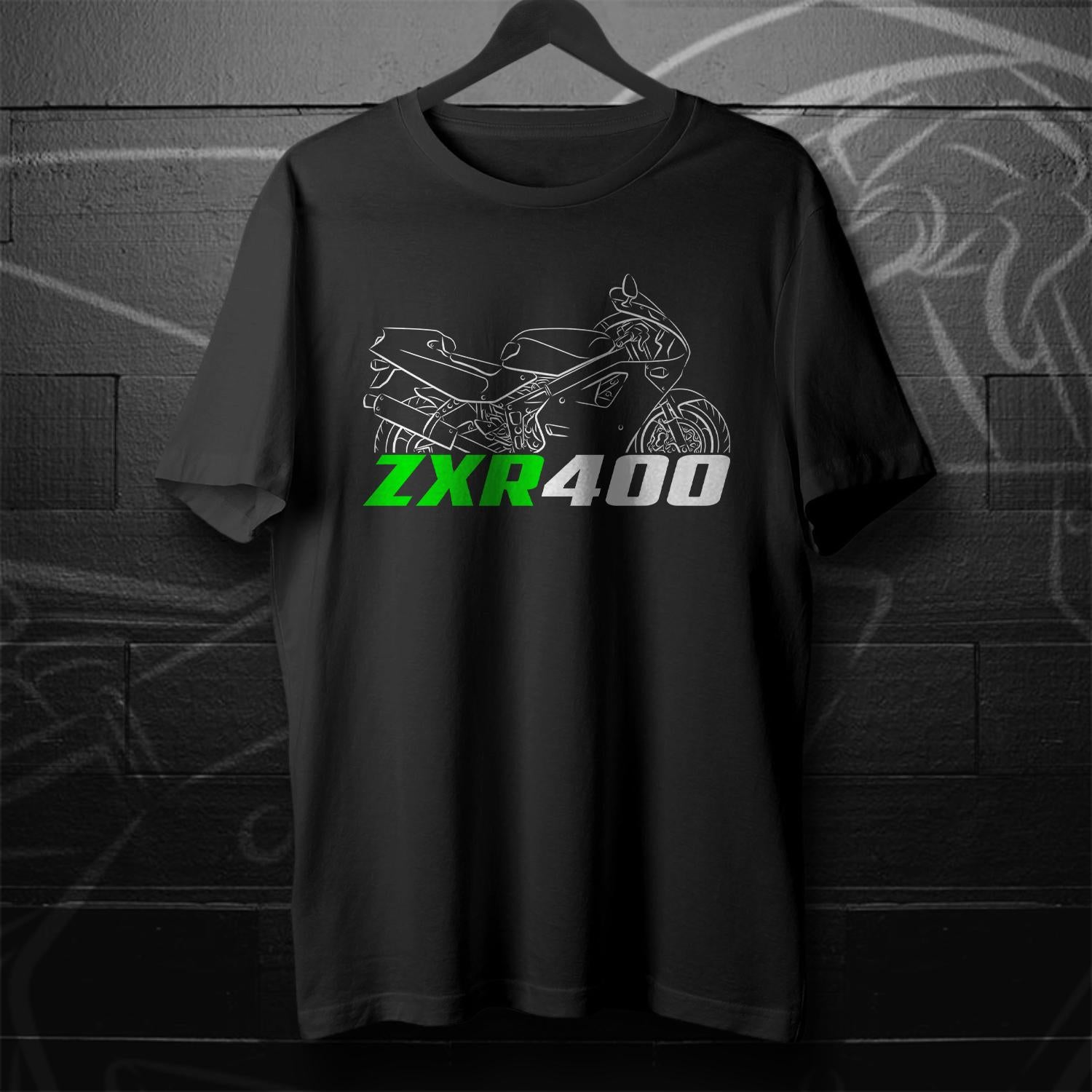 Kawasaki ZXR 400 Inspired T-Shirt - Motorcycle Tee Shirt for Riders