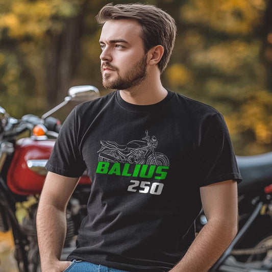 Kawasaki Balius 250 ZR 250 Inspired T-Shirt - Motorcycle Tee Shirt for Riders