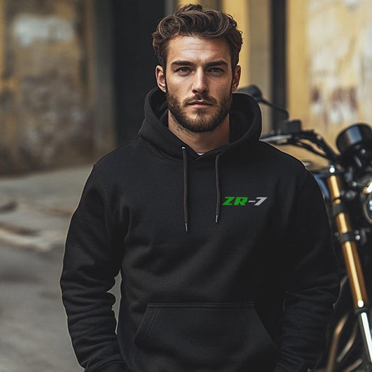 Kawasaki ZR-7 & ZR-7S Inspired Hoodie - Motorcycle Sweatshirt for Riders