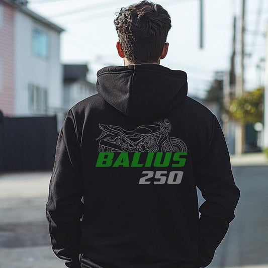 Kawasaki Balius 250 ZR 250 Inspired Hoodie - Motorcycle Sweatshirt for Riders