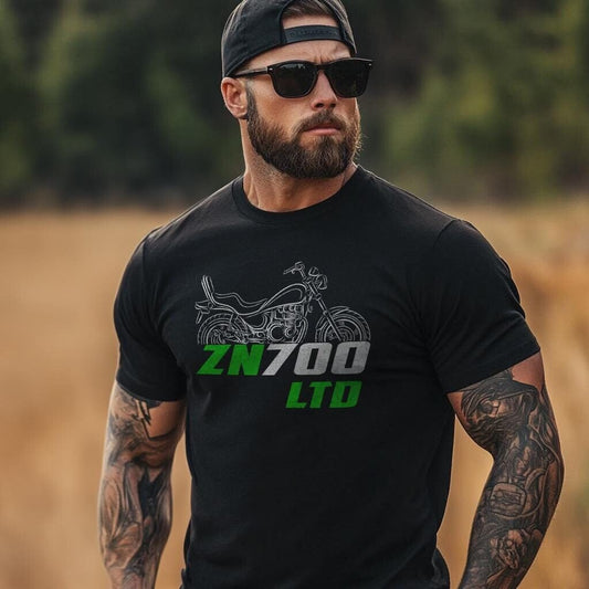 Kawasaki ZN700 LTD Inspired T-Shirt - Motorcycle Tee Shirt for Riders