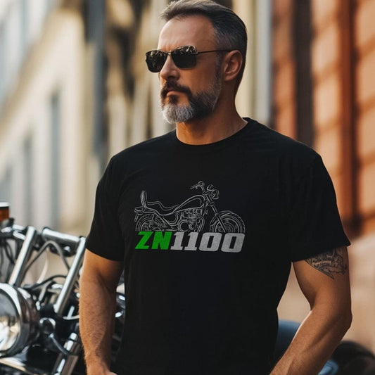 Kawasaki ZN1100 Inspired T-Shirt - Motorcycle Tee Shirt for Riders
