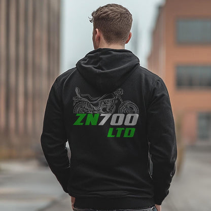 Kawasaki ZN700 LTD Inspired Hoodie - Motorcycle Sweatshirt for Riders