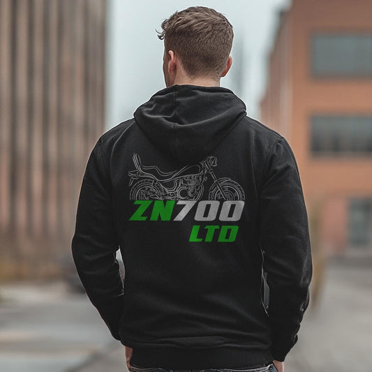 Kawasaki ZN700 LTD Inspired Hoodie - Motorcycle Sweatshirt for Riders