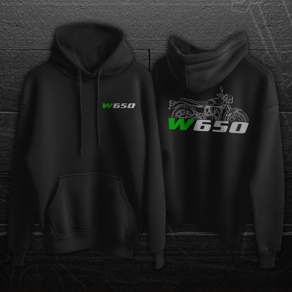 Kawasaki W650 Inspired Hoodie - Motorcycle Sweatshirt for Riders