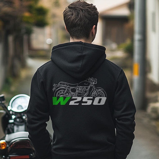 Kawasaki W250 2018 - 2024 Inspired Hoodie - Motorcycle Sweatshirt for Riders