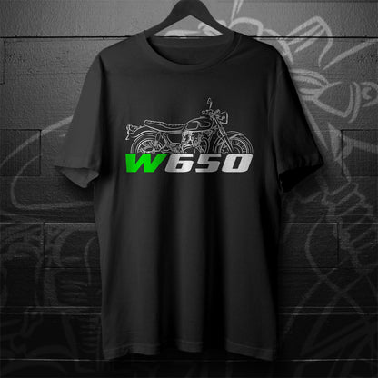 Kawasaki W650 Inspired T-Shirt - Motorcycle Tee Shirt for Riders