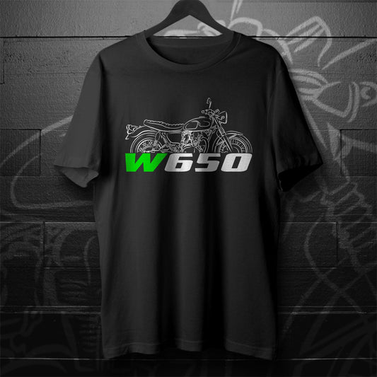 Kawasaki W650 Inspired T-Shirt - Motorcycle Tee Shirt for Riders