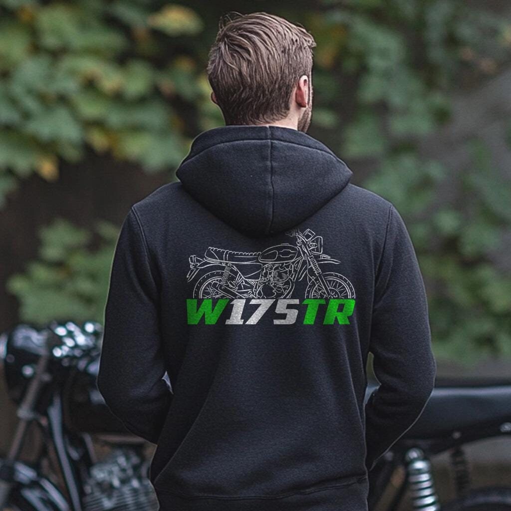 Kawasaki W175TR 2023 - 2024 Inspired Hoodie - Motorcycle Sweatshirt for Riders