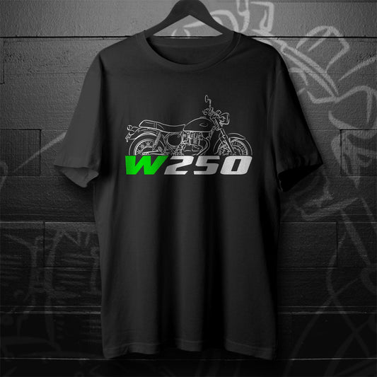 Kawasaki W250 2018 - 2024 Inspired T-Shirt - Motorcycle Tee Shirt for Riders