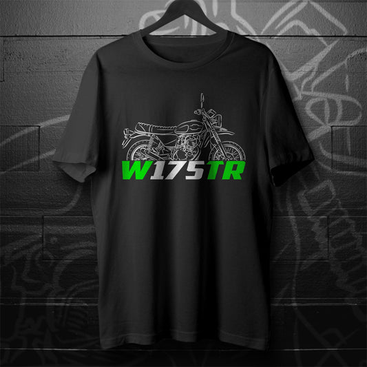 Kawasaki W175TR 2023 - 2024 Inspired T-Shirt - Motorcycle Tee Shirt for Riders