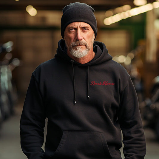 Indian Vintage Dark Horse Hoodie - Motorcycle Sweatshirt for Biker