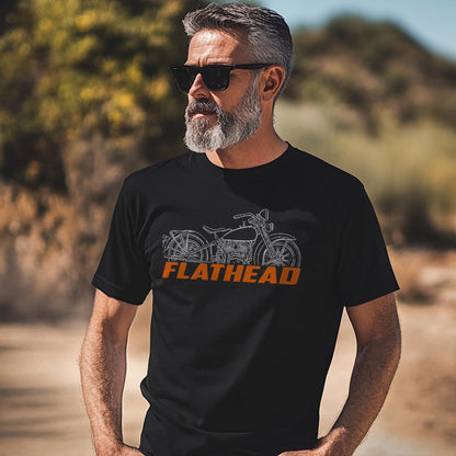 Harley-Davidson VLE Flathead 1933 Inspired T-Shirt - Biker Motorcycle Tee Shirt