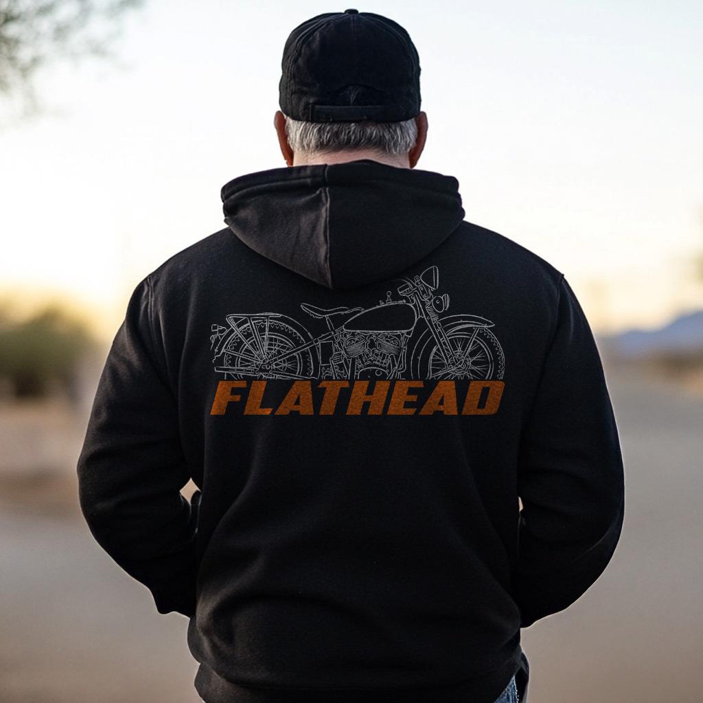Harley-Davidson VLE Flathead 1933 Inspired Hoodie - Biker Motorcycle Sweatshirt