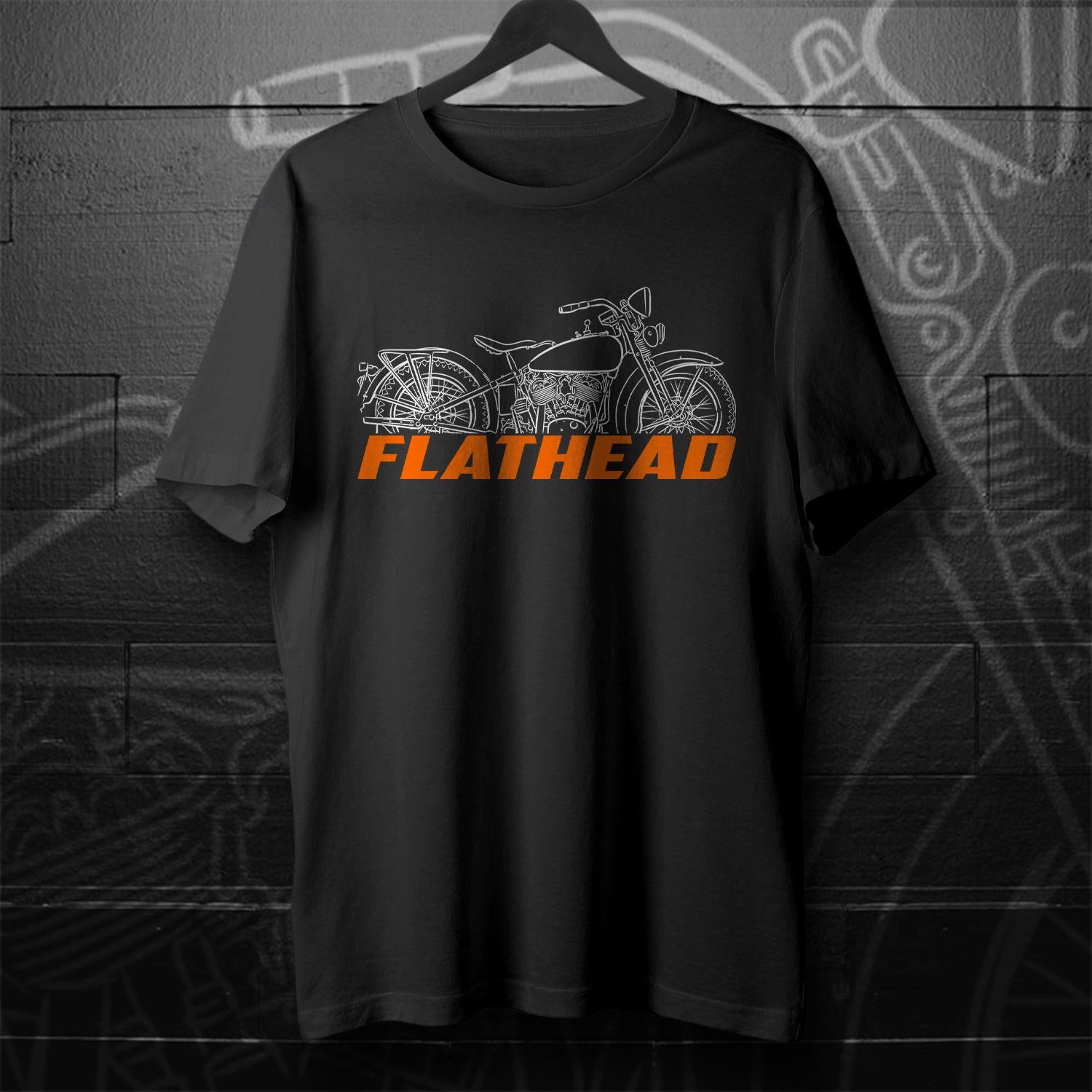 Harley-Davidson VLE Flathead 1933 Inspired T-Shirt - Biker Motorcycle Tee Shirt