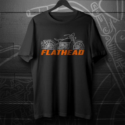 Harley-Davidson VLE Flathead 1933 Inspired T-Shirt - Biker Motorcycle Tee Shirt